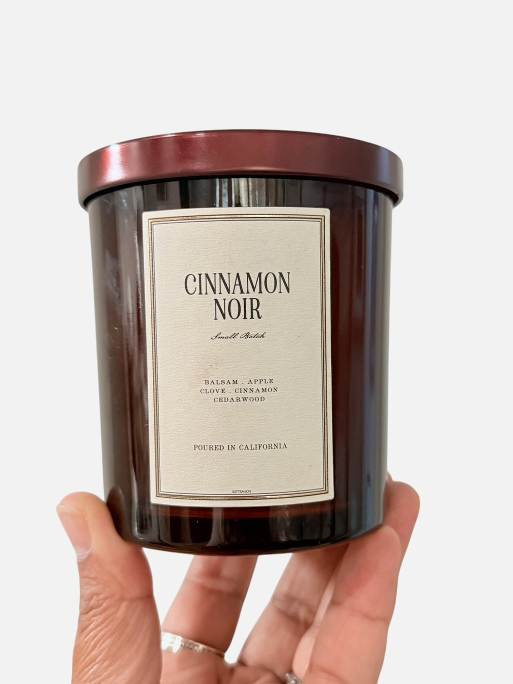 Leoben Company Cinnamon Noir Scented Candle - Brown